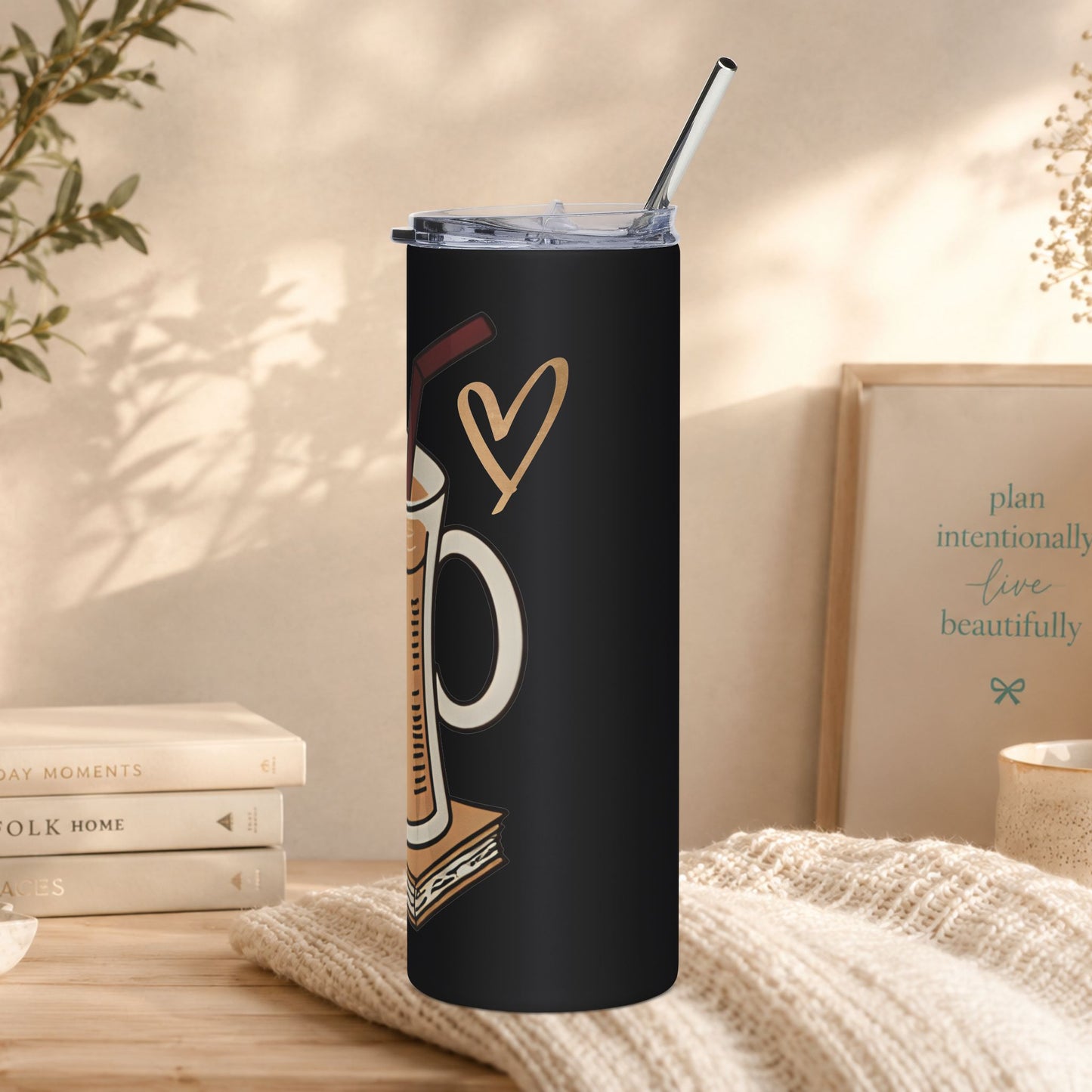 20oz Stainless Steel Tumbler – Coffee Lover