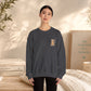 Coffee Mug & Book Crewneck Sweatshirt