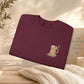 Coffee Mug & Book Crewneck Sweatshirt