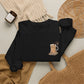 Coffee Mug & Book Crewneck Sweatshirt