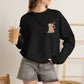 Coffee Mug & Book Crewneck Sweatshirt