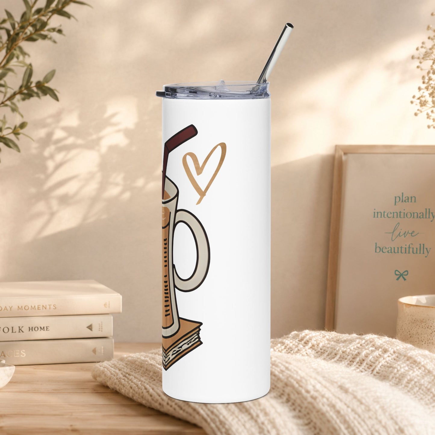 20oz Stainless Steel Tumbler – Coffee Lover