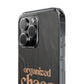 Clear Impact-Resistant Cases