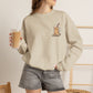 Coffee Mug & Book Crewneck Sweatshirt