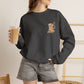 Coffee Mug & Book Crewneck Sweatshirt